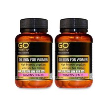 고헬씨 고 아이언 포 우먼 60캡슐 2통 / Gohealthy Go Iron for Women, 300mg, 2개
