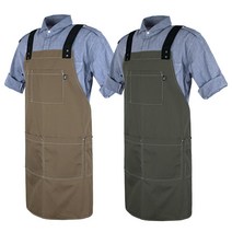 팀복 옥스포드H형앞치마 식당앞치마 카페앞치마 주방복 서빙복 유니폼 단체복 앞치마, 진베이지