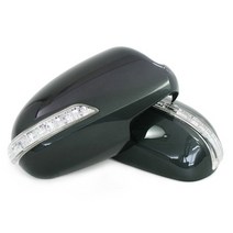 i30 - 1WAY 카비 LED 사이드미러 백미러 커버, 컨티넨탈실버 2R