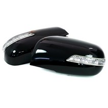 그랜져TG 08년이전 - 1WAY 카비 LED 사이드미러 백미러 커버, 은빛색 S7