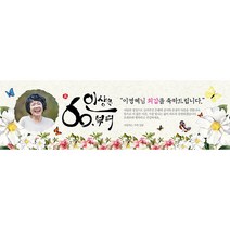 애니데이파티 행복의나비 현수막 포토형, 기타