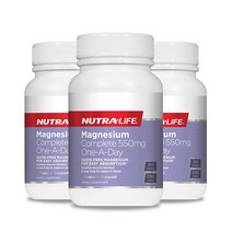 뉴트라라이프 천연 마그네슘 550mg 원어데이 60정 3통 / Nutralife Magnesium Complete 550mg, 3개