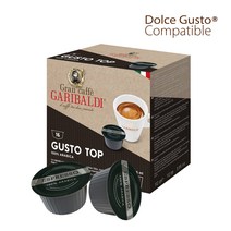 [돌체구스토 호환 by 가리발디] 블랙(GUSTO TOP) 1팩(16알) 캡슐 커피, 16개