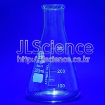 [JLS] [5ml일회용스포이드 SH강화유리삼각플라스크 SH강화유리비커] [실험재료], 1개, 3. 삼각플라스크 300ml
