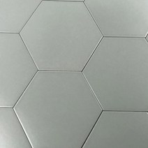 중앙데코 육각타일 바닥타일 헥사곤 타일, 단색무광 라이트그레이 소 19장, 1box