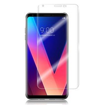 에이링크 LG V30 풀커버 액정 보호필름 PET재질 전면 곡면, 1개