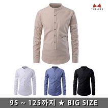 NKS831_차이나 헨리넥 포켓 코튼 긴팔셔츠