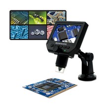 스마토이 4.3인치 대형 스크린 600배 줌기능 SD카드 저장 디지털 현미경, 4.3인치 스크린현미경