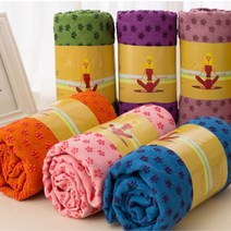 맥스 찝찝한 요가매트 NO! 요가 타올로 위생적으로~ 논슬립 요가타올., 퍼플