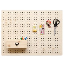 아이베란다 우드타공판 타공판보드 우드타공판 수납판넬, 1개