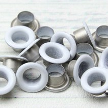 JSTrading 아일렛 (하도메) 3호 20세트 15컬러 단추, 화이트3호, 20set