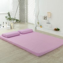 럭스앤펀 라텍스 매트리스커버 슈퍼싱글(SS) 110x200cm 높이 3 5 7.5 15cm, 바이올렛(슈퍼싱글15cm)
