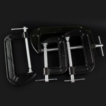 [보니테디] 만력기 6인치 바이스 고정 C클램프 목공, 1개