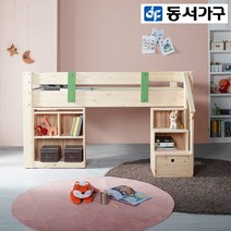 동서가구 LV 카비 아동벙커침대, 그린(벙커침대(매트리스포함))