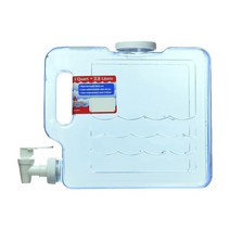 토탈하우스 숲속의작은집 애로우 사각 슬림 꼭지 생수통 2800ml 미제 캠핑물통, 1p, 2.8L