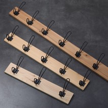 렌소이스 DIY 원목 옷걸이세트, 적삼목 99cm, 1세트