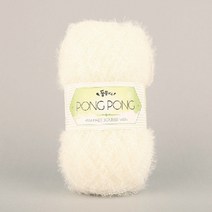 슬로우플로우 실바람섬유 퐁퐁 수세미실 90g 대용량 친환경 뜨개실, 45 아이보리, 1개