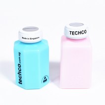 TECHOCO 고급형 정량인출기 정량토출기 IPA 약품통, 1개, 1) 핑크색(사각통)