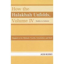 How the Halakhah Unfolds Volume IV: Hagigah in the Mishnah Tosefta Yerushalmi and Bavli Paperback, University Press of America