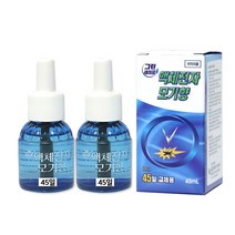 그린세이프 액체전자모기향 45일 교체품, 2통