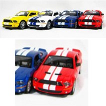 2007 쉘비 GT500 미니카 1대38 스케일 (블루 화이트 옐로우 레드), 레드