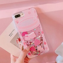 딸기 쉐이크 아쿠아 휴대폰 케이스