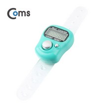 맑은 Coms 핑거 카운터(계수기) 스트랩/ 버튼 / 손가락(컬러 랜덤발송)