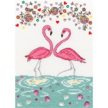 조이십자수 십자수 패키지 영국 Bothy 패키지 수입패키지, [십자수 수입패키지]Love Flamingo-XKA9, 1세트