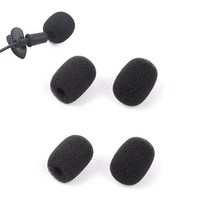 마이크솜 1.5cm x 2.5cm 스펀지 헤드폰 헤드셋 미니마이크 솜 교체 커버, 블랙, 타입31