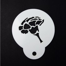 달곰베이킹 스텐실관련상품, 07-카네이션(싱글/소), 1개
