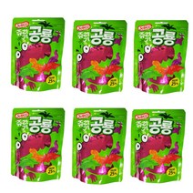 청우식품 쥬라기공룡 젤리 (80g), 80g, 6개