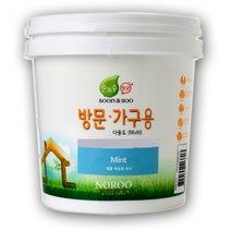 노루페인트 순앤수 항균 방문가구용 수성페인트 1L 반광, 방문가구용1L 퓨어화이트