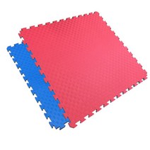 유일테크 20T 양면 태권도매트, 청색+적색