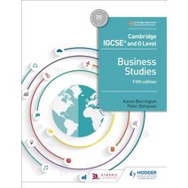 Cambridge Igcse and O Level Business Studies 5th Edition Paperback, Hodder Education
