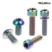RISK 자전거 레인보우 티타늄볼트 경량 티탄 로터 풀리볼트, 01. 레인보우 볼트 M6×20mm