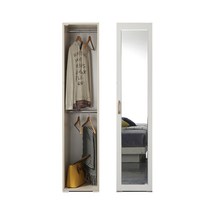 케이컴퍼니 이음400거울옷장 장롱, 화이트