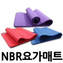 아이워너 요가매트 NBR 16mm요가 필라테스 다이어트, 블루