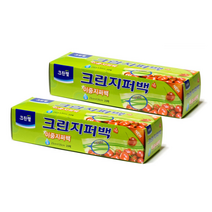 크린랲 이중지퍼백, 2개, 20매