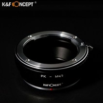 KENTFAITH K&F 펜탁스 K 렌즈 포서드 M4 3 변환어댑터 PK-M4, NIK-FX PK-M4 3 어댑터