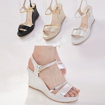 업앤슈 세라리 가보시 미들굽 스트랩 여성 샌들 열여름 미들힐 샌들(9cm)