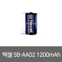 텍셀 SB-AA02 1대2핀작업 3.6V 1200mAh 리튬전지, 1개입