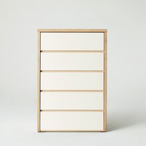소티디자인 딥와이드 5단 광폭 서랍장 870 - 2color, 아이보리