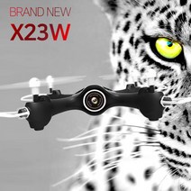 시마SYMA 안정적인 신형드론 X23W FPV카메라드론 화이트 원키이착륙 저소음모터, 블랙