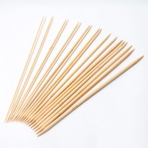 명품실 민자나무대바늘 35cm, 민자나무대바늘35cm 8.0mm, 2개입