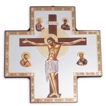가톨릭성물방 원목 정십자가 - 치마부에 십자가 (이태리)