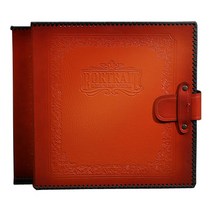LUXURY통가죽앨범 대용량바인더형 접착식 or 포켓식, AB979-레드브라운통가죽앨범, c.포켓식속지(흑지)45매