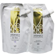 로레알 엑스텐소 올레오쉐이프 스무딩크림 스트레이트 매직약, 1세트, 저항성모발용