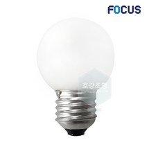 포커스 백열전구 볼구 G50 40W 전구색 10개입