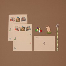 폴라로이드 포토 편지지 (주문제작), 흰색, 편지지6장 + 봉투3장