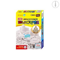 쁠루모 화이트 퍼니매직샌드-700g 라돌점토/클레이아트재료/쿠키클레이재료/미술용품도매/투명점토/오븐점토/클레이월드/통통클레이/미술용나이프/미술준비물, 단일 수량